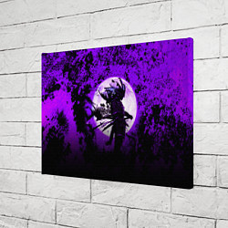 Холст прямоугольный Самурай при луне, цвет: 3D-принт — фото 2