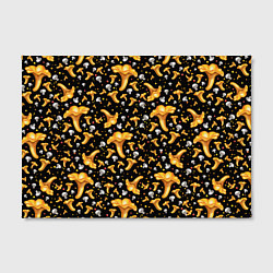 Холст прямоугольный Грибной дождик, цвет: 3D-принт — фото 2