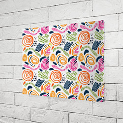 Холст прямоугольный Яркие спирали, цвет: 3D-принт — фото 2