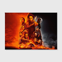 Холст прямоугольный Главные герои Dune part two, цвет: 3D-принт — фото 2