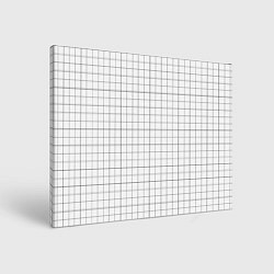 Холст прямоугольный Клеточка, цвет: 3D-принт