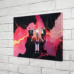 Холст прямоугольный BTS k-pop music, цвет: 3D-принт — фото 2