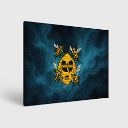 Холст прямоугольный Wu-tang clan пчелы, цвет: 3D-принт