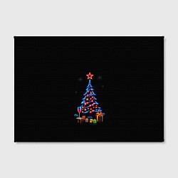 Холст прямоугольный New year, цвет: 3D-принт — фото 2