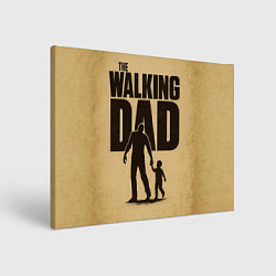 Картина прямоугольная The walking dad - каламбур
