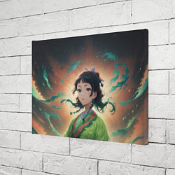 Холст прямоугольный Маомао на фоне облаков, цвет: 3D-принт — фото 2