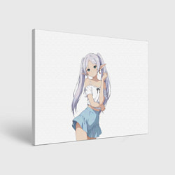 Холст прямоугольный Elf Frieren, цвет: 3D-принт