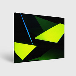 Холст прямоугольный Geometric shapes, цвет: 3D-принт