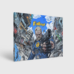Картина прямоугольная Fallout брутальный седьмой