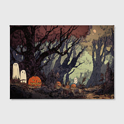 Холст прямоугольный Призрачный лес, цвет: 3D-принт — фото 2