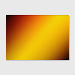 Холст прямоугольный Color yellow red gradient, цвет: 3D-принт — фото 2