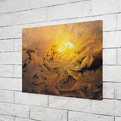 Холст прямоугольный Зимний закат, цвет: 3D-принт — фото 2