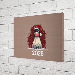 Холст прямоугольный Сердитая лошадка 2026, цвет: 3D-принт — фото 2