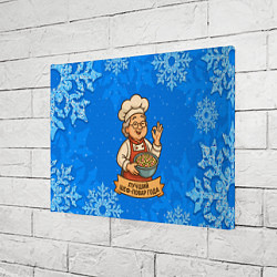 Холст прямоугольный Бабушка - Лучший шеф-повар года, цвет: 3D-принт — фото 2