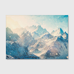 Холст прямоугольный Горы, цвет: 3D-принт — фото 2
