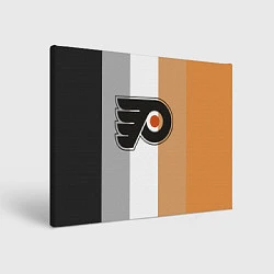Холст прямоугольный Philadelphia Flyers, цвет: 3D-принт