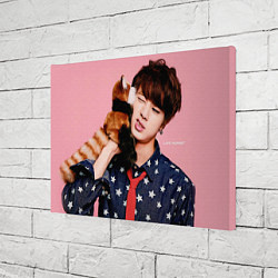 Холст прямоугольный BTS: Love Me, цвет: 3D-принт — фото 2