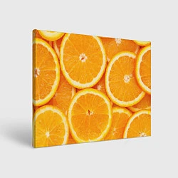Холст прямоугольный Апельсин, цвет: 3D-принт