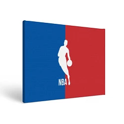 Картина прямоугольная Эмблема NBA