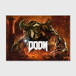 Холст прямоугольный DOOM 4: Hell Cyberdemon, цвет: 3D-принт — фото 2