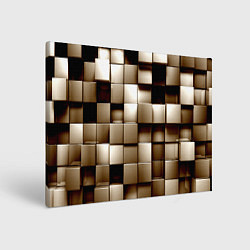Холст прямоугольный Кубики, цвет: 3D-принт