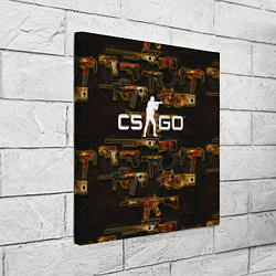 Холст квадратный Counter-Strike Global Offensive, цвет: 3D-принт — фото 2
