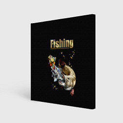 Картина квадратная Gold Fishing