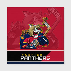 Холст квадратный Florida Panthers, цвет: 3D-принт — фото 2