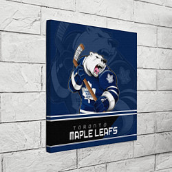 Холст квадратный Toronto Maple Leafs, цвет: 3D-принт — фото 2