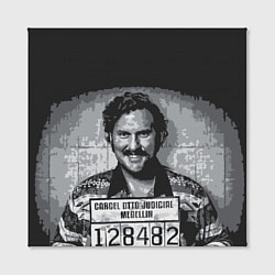 Холст квадратный Pablo Escobar: Smile, цвет: 3D-принт — фото 2