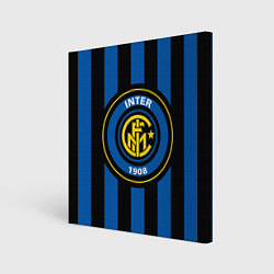 Холст квадратный Inter FC 1908, цвет: 3D-принт