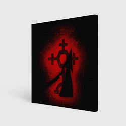 Холст квадратный Silent Hill: Dark Faith, цвет: 3D-принт