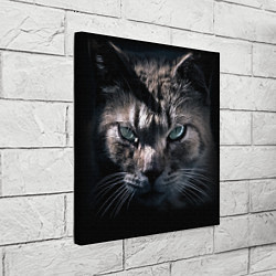 Холст квадратный Котик, цвет: 3D-принт — фото 2
