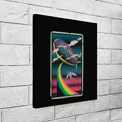 Холст квадратный Led Zeppelin: Colour Fly, цвет: 3D-принт — фото 2