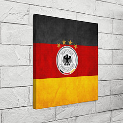 Холст квадратный Сборная Германии, цвет: 3D-принт — фото 2