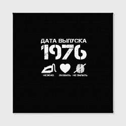 Холст квадратный Дата выпуска 1976, цвет: 3D-принт — фото 2