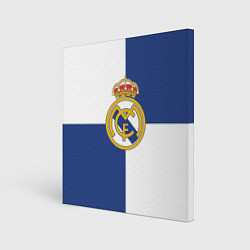 Холст квадратный Real Madrid: Blue style, цвет: 3D-принт