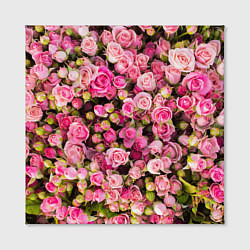 Холст квадратный Розовый рай, цвет: 3D-принт — фото 2