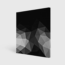 Холст квадратный Abstract gray, цвет: 3D-принт