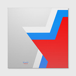 Холст квадратный Звезда России, цвет: 3D-принт — фото 2