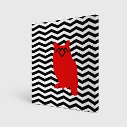 Холст квадратный Twin Peaks Owl, цвет: 3D-принт