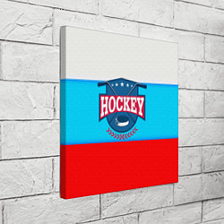 Холст квадратный Hockey Russia, цвет: 3D-принт — фото 2