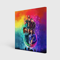 Холст квадратный Coldplay Stories, цвет: 3D-принт