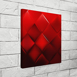 Холст квадратный Red squares, цвет: 3D-принт — фото 2