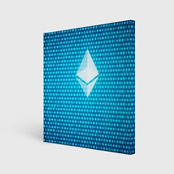 Картина квадратная Blue Ethereum