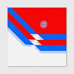 Холст квадратный Bayern FC: White style, цвет: 3D-принт — фото 2