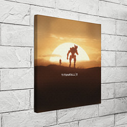 Холст квадратный Titanfall 2: Sunrise, цвет: 3D-принт — фото 2