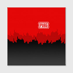 Холст квадратный PUBG: City Blood, цвет: 3D-принт — фото 2