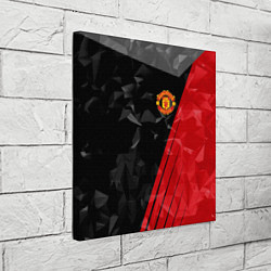 Холст квадратный FC Manchester United: Abstract, цвет: 3D-принт — фото 2