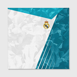 Холст квадратный FC Real Madrid: Abstract, цвет: 3D-принт — фото 2